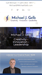 Mobile Screenshot of michaelgelb.com